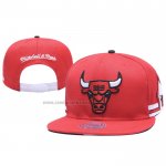 Gorra Chicago Bulls Adjustable Mitchell & Ness Snapback Rojo