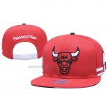 Gorra Chicago Bulls Adjustable Mitchell & Ness Snapback Rojo