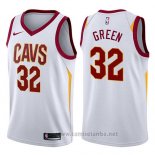 Camiseta Cleveland Cavaliers Jeff Green #32 Swingman Association 2017-18 Blanco