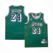 Camiseta Los Angeles Lakers Kobe Bryant #24 Retro Verde