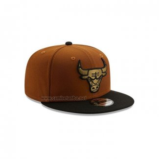 Gorra Chicago Bulls 9FIFTY Snapback Marron Negro