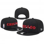 Gorra Chicago Bulls Logo Blend 9FIFTY Snapback Negro