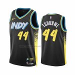 Camiseta Indiana Pacers Oscar Tshiebwe #44 Ciudad 2023-24 Negro