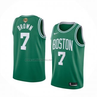 Camiseta Nino Boston Celtics Jaylen Brown #7 Icon 2024 Verde