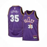 Camiseta Nino Phoenix Suns Kevin Durant #35 Ciudad 2024-25 Violeta