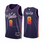 Camiseta Phoenix Suns Grayson Allen NO 8 Ciudad 2023-24 Violeta