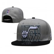 Gorra Utah Jazz 2023 NBA Draft 9FIFTY Snapback Negro Gris