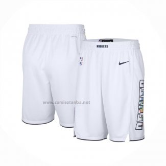 Pantalone Denver Nuggets Ciudad 2024-25 Blanco