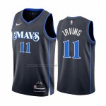 Camiseta Dallas Mavericks Kyrie Irving #11 Ciudad 2023-24 Azul