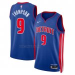 Camiseta Detroit Pistons Ausar Thompson NO 9 Icon Azul