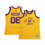 Camiseta Los Angeles Lakers x Bodega #06 Amarillo