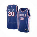 Camiseta Philadelphia 76ers Jared McCain #20 Icon 2024-25 Azul