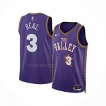 Camiseta Phoenix Suns Bradley Beal #3 Ciudad 2024-25 Violeta