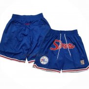 Pantalone Philadelphia 76ers Just Don Azul