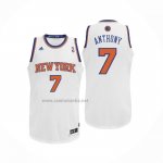 Camiseta New York Knicks Carmelo Anthony #7 Blanco