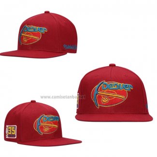 Gorra Denver Nuggets 35th Anniversary Mitchell & Ness Rojo