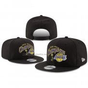 Gorra Los Angeles Lakers 2020 NBA Finals Champions Script 9FIFTY Snapback Negro