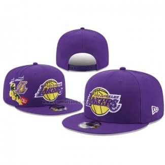 Gorra Los Angeles Lakers Adjustable 1948 9FIFTY Snapback Violeta