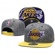 Gorra Los Angeles Lakers Amarillo Gris