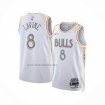 Camiseta Chicago Bulls Zach LaVine #8 Ciudad 2024-25 Blanco