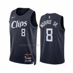 Camiseta Los Angeles Clippers Marcus Morris Sr. #8 Ciudad 2023-24 Azul