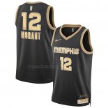 Camiseta Memphis Grizzlies Ja Morant #12 Select Series Oro Negro