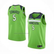 Camiseta Minnesota Timberwolves Anthony Edwards #5 Statement Verde