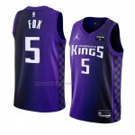 Camiseta Sacramento Kings De'Aaron Fox #5 Statement 2023-24 Violeta