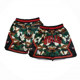 Pantalone Chicago Bulls Just Don Camuflaje Verde