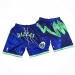 Pantalone Dallas Mavericks Just Don Azul2