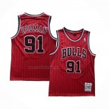 Camiseta Chicago Bulls Dennis Rodman #91 Mitchell & Ness 1996-97 Rojo