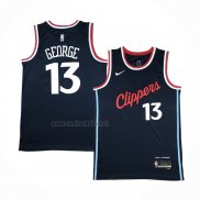 Camiseta Los Angeles Clippers Paul George #13 Icon 2024-25 Azul