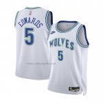 Camiseta Nino Minnesota Timberwolves Anthony Edwards #5 Classic 2023-24 Blanco