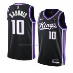 Camiseta Sacramento Kings Domantas Sabonis #10 Icon 2023-24 Negro