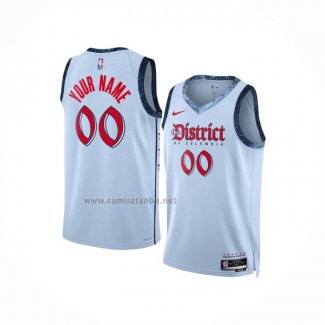 Camiseta Washington Wizards Personalizada Ciudad 2024-25 Azul