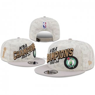 Gorra Boston Celtics Adjustable 2024 NBA Champions Blanco