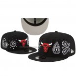 Gorra Chicago Bulls Adjustable Paisley 9FIFTY Negro