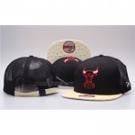 Gorra Chicago Bulls Adjustable Snapback Negro Crema