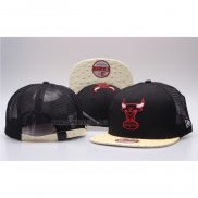 Gorra Chicago Bulls Adjustable Snapback Negro Crema