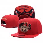 Gorra Chicago Bulls Mitchell & Ness Rojo