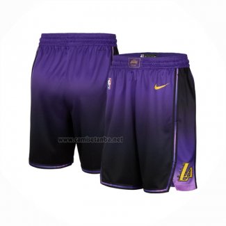 Pantalone Los Angeles Lakers Ciudad 2024-25 Violeta