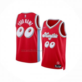 Camiseta Memphis Grizzlies Personalizada Ciudad 2024-25 Rojo