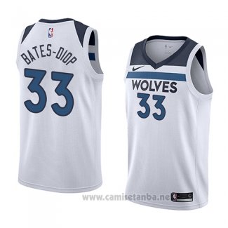 Camiseta Minnesota Timberwolves Keita Bates-Diop #33 Association 2018 Blanco