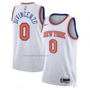 Camiseta New York Knicks Donte Divincenzo #0 Association Blanco