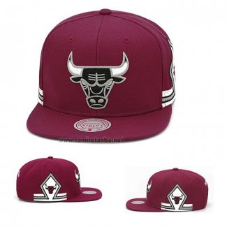 Gorra Chicago Bulls Mitchell & Ness Fucsia