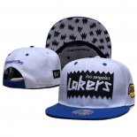 Gorra Los Angeles Lakers Mitchell & Ness STA3 Wool Snapback Blanco