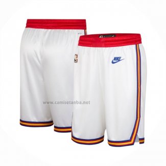 Pantalone Golden State Warriors Classics 2024-25 Blanco