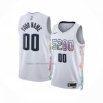 Camiseta Denver Nuggets Personalizada Ciudad 2024-25 Blanco