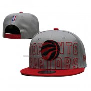 Gorra Toronto Raptors 2023 NBA Draft 9FIFTY Snapback Gris Rojo