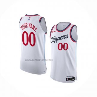 Camiseta Los Angeles Clippers Personalizada Association 2024-25 Blanco